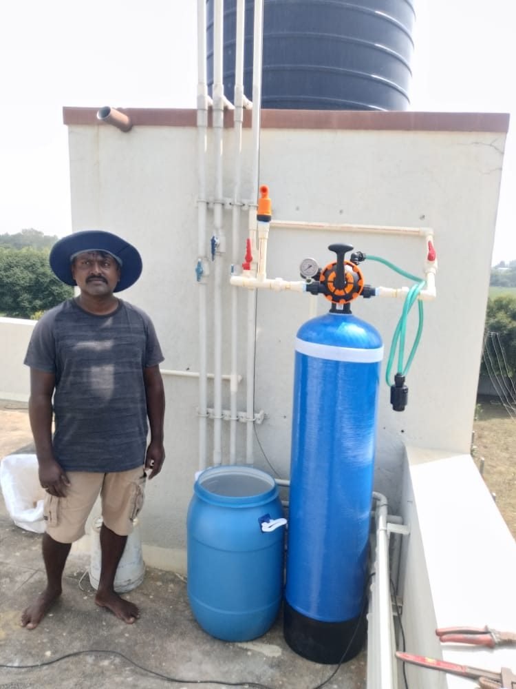 Hydrova water softener installation