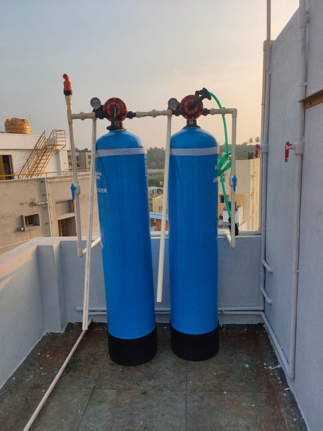 Hydrova water treatment installation