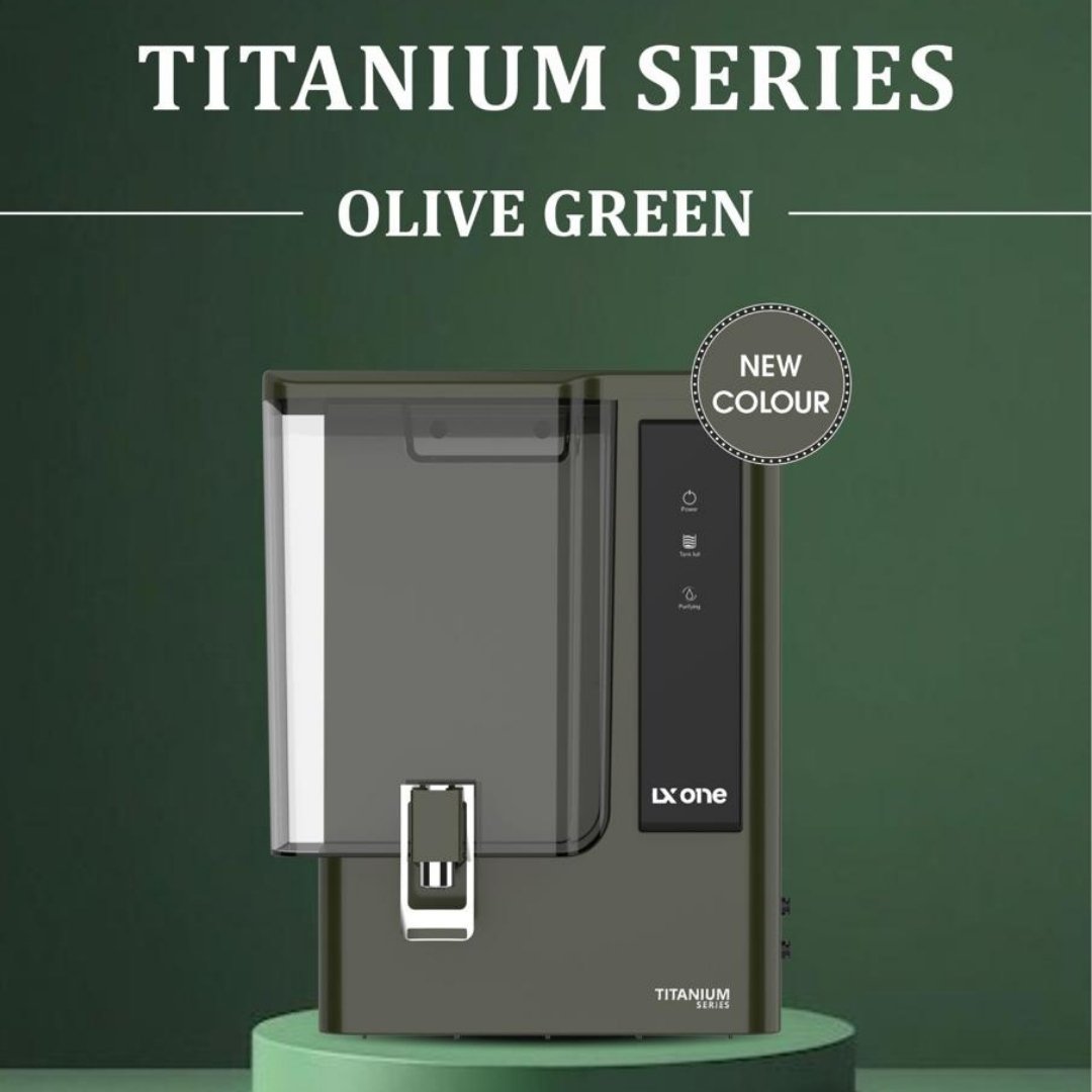 LX One Titanium Series Olive Green RO purifier